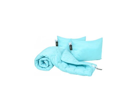 Одеяло MirSon Набор с Тенсель Всесезонный №1673 Eco Light Blue Одеяло + по (2200002657754)