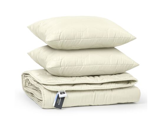 Ковдра MirSon Набір з тенсел всесезонний №1674 Eco Light Creamy Ковдра + п (2200002657778), зображення 3 Ковдра MirSon Набір з тенсел всесезонний №1674 Eco Light Creamy Ковдра + п (2200002657778), зображення 3
