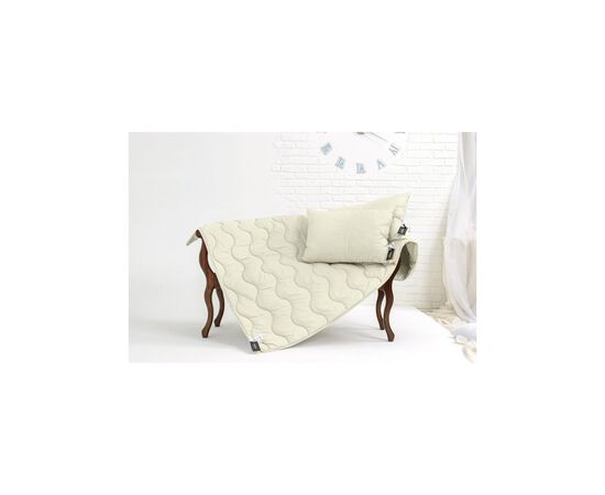 Одеяло MirSon Набор хлопковый №1710 Eco Light Creamy Одеяло 220х240+ подуш (2200002656511), изображение 2 Одеяло MirSon Набор хлопковый №1710 Eco Light Creamy Одеяло 220х240+ подуш (2200002656511), изображение 2