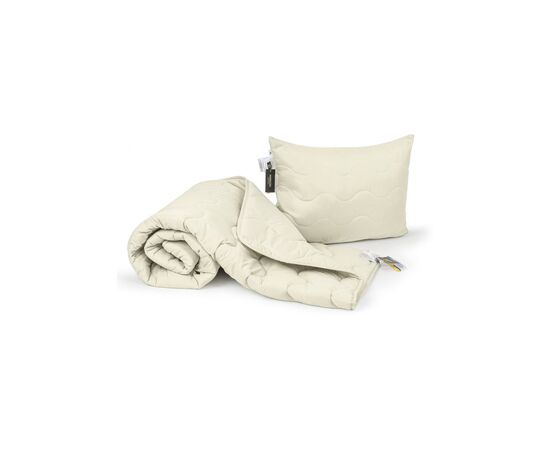 Ковдра MirSon Набір шовковий №1689 Eco Light Creamy Ковдра 220х240 + подуш (2200002657044)
