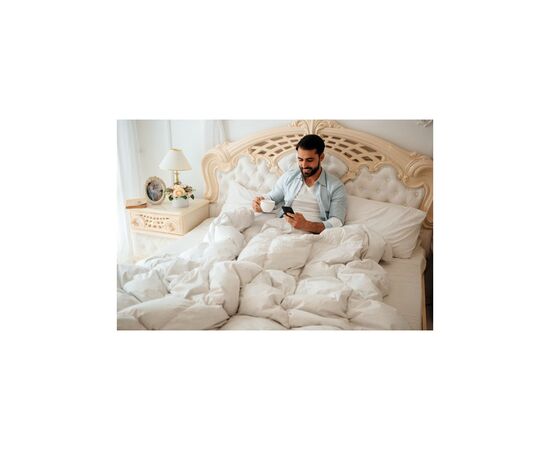 Одеяло MirSon пуховое Raffaello 050 лето 110х140 см (2200000070296), изображение 5 Одеяло MirSon пуховое Raffaello 050 лето 110х140 см (2200000070296), изображение 5