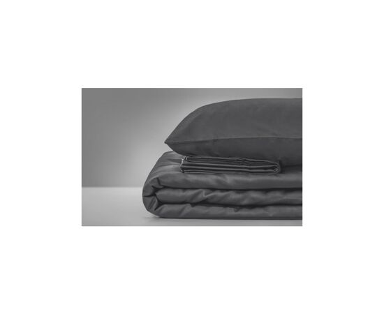 Постільна білизна MirSon Сатин Premium Iron 0240 Grey 143х210х2 (2200000671547)