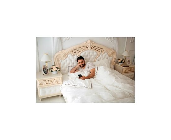 Постельное белье MirSon Сатин Corner Moko White 220х240 - King Size (2200001484481), изображение 5 Постельное белье MirSon Сатин Corner Moko White 220х240 - King Size (2200001484481), изображение 5