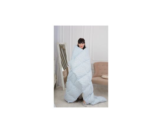 Одеяло MirSon пуховое 1837 Bio-Blue 90 пух деми 200x220 см (2200003013467), изображение 5 Одеяло MirSon пуховое 1837 Bio-Blue 90 пух деми 200x220 см (2200003013467), изображение 5