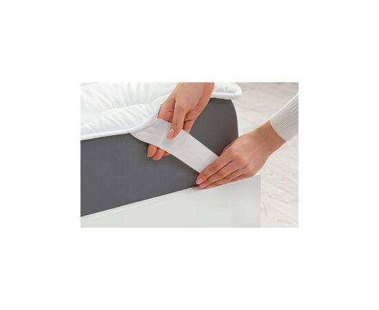 Наматрасник MirSon Eco Light №1712 EcoSilk Air-Soft обычный на резинке по углам White 140x200 см (2200002888295), изображение 4