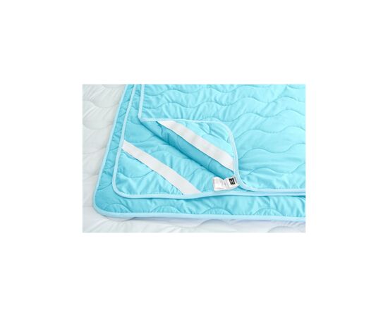 Наматрацник MirSon Eco Light №1713 EcoSilk Air-line на резинці по кутках Blue 60x120 см (2200002887632), зображення 7 Наматрацник MirSon Eco Light №1713 EcoSilk Air-line на резинці по кутках Blue 60x120 см (2200002887632), зображення 7