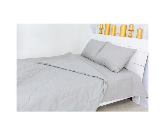 Одеяло MirSon Летнее с эвкалиптовым волокном 2400 Light Gray 155x215 (2200003033304), изображение 2 Одеяло MirSon Летнее с эвкалиптовым волокном 2400 Light Gray 155x215 (2200003033304), изображение 2
