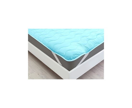 Наматрасник MirSon Eco Light №1719 Cotton Air-line на резинке по углам Blue 160x200 см (2200002889728), изображение 2 Наматрасник MirSon Eco Light №1719 Cotton Air-line на резинке по углам Blue 160x200 см (2200002889728), изображение 2
