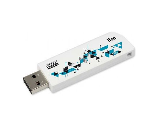 USB флеш накопитель Goodram 8GB Cl!ck White USB 2.0 (UCL2-0080W0R11), изображение 4 USB флеш накопитель Goodram 8GB Cl!ck White USB 2.0 (UCL2-0080W0R11), изображение 4