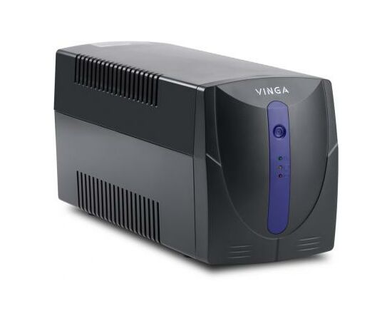 Источник бесперебойного питания Vinga LED 1200VA plastic case (VPE-1200P), изображение 2 Источник бесперебойного питания Vinga LED 1200VA plastic case (VPE-1200P), изображение 2