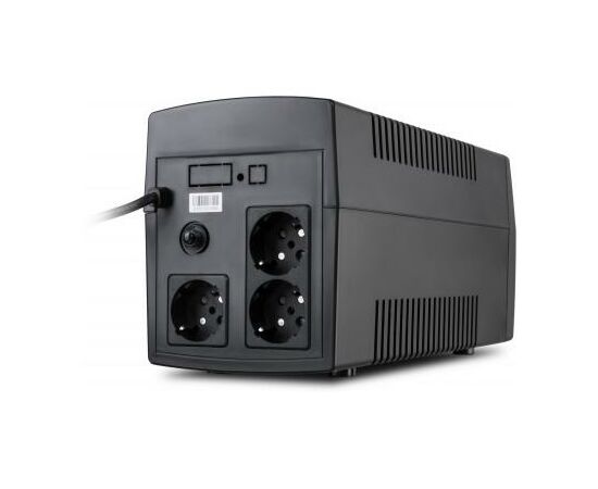 Источник бесперебойного питания Vinga LED 1200VA plastic case (VPE-1200P), изображение 3 Источник бесперебойного питания Vinga LED 1200VA plastic case (VPE-1200P), изображение 3