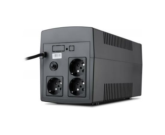 Пристрій безперебійного живлення Vinga LCD 1200VA plastic case (VPC-1200P), зображення 4 Пристрій безперебійного живлення Vinga LCD 1200VA plastic case (VPC-1200P), зображення 4