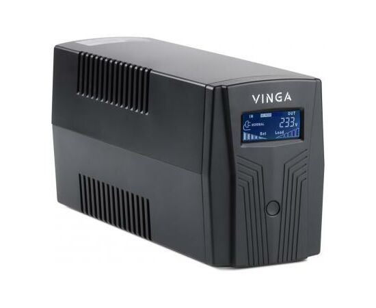 Источник бесперебойного питания Vinga LCD 800VA plastic case (VPC-800P), изображение 3 Источник бесперебойного питания Vinga LCD 800VA plastic case (VPC-800P), изображение 3