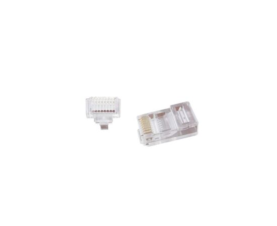 Коннектор Cablexpert RJ45 cat.5e FTP 8P8C (сквозное отв., позолоч. конт.) 100 шт (LC-PTU-01/100)