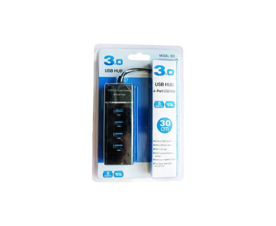 Концентратор Maiwo USB Type-C to 4х USB3.0 cable 29 cm (KH303), изображение 4 Концентратор Maiwo USB Type-C to 4х USB3.0 cable 29 cm (KH303), изображение 4