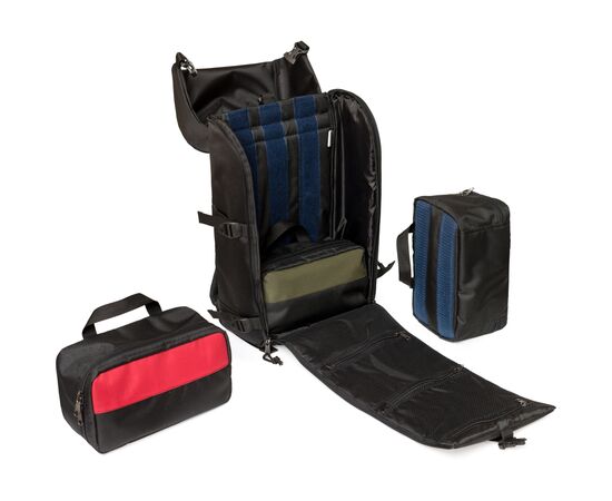 Рюкзак туристичний Vinga Travel Medical backpack, Oxford 1680D, + 3 bags, black (VTMBPB3B), зображення 8