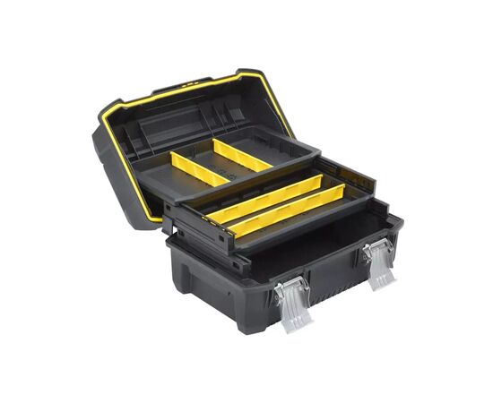 Ящик для инструментов Stanley FatMax Cantilever 18", 457x310x236 мм, влагозащитный (FMST1-71219), изображение 2 Ящик для инструментов Stanley FatMax Cantilever 18", 457x310x236 мм, влагозащитный (FMST1-71219), изображение 2