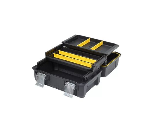 Ящик для инструментов Stanley FatMax Cantilever 18", 457x310x236 мм, влагозащитный (FMST1-71219), изображение 3 Ящик для инструментов Stanley FatMax Cantilever 18", 457x310x236 мм, влагозащитный (FMST1-71219), изображение 3