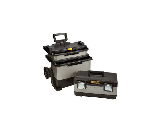 Ящик для инструментов Stanley FatMax Rolling Workshop, 568x893x389 мм, c колесами (FMST1-75506), изображение 4 Ящик для инструментов Stanley FatMax Rolling Workshop, 568x893x389 мм, c колесами (FMST1-75506), изображение 4
