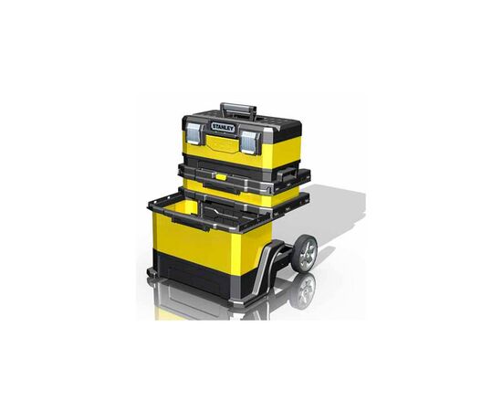 Ящик для инструментов Stanley Rolling Workshop, 568x730x389 мм, с колесами (1-95-621), изображение 2