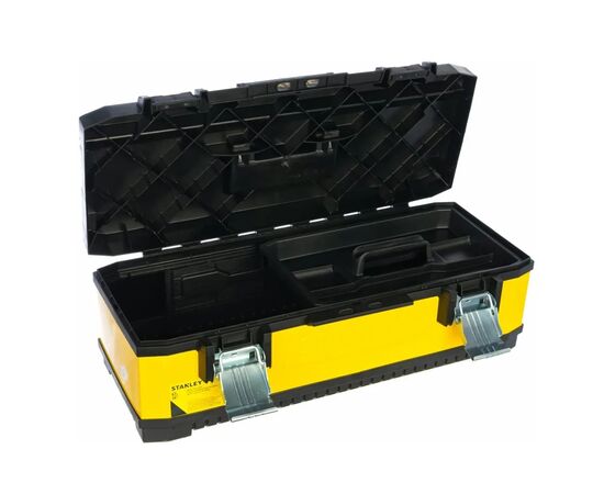 Ящик для инструментов Stanley 26", 662x293x222 мм, с металлическими замками (1-95-614), изображение 2 Ящик для инструментов Stanley 26", 662x293x222 мм, с металлическими замками (1-95-614), изображение 2