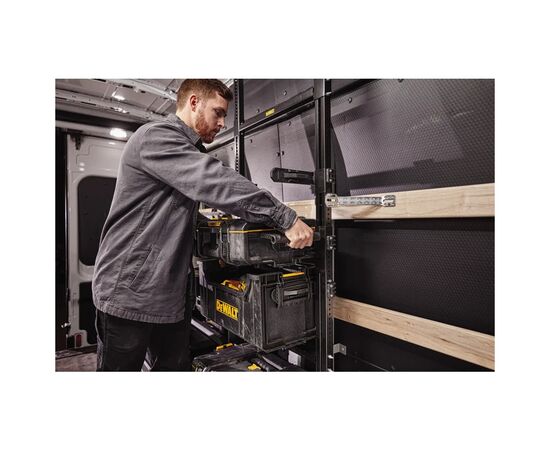 Ящик для инструментов DeWALT TOUGHSYSTEM 2.0 555х385х180 мм, с органайзером для мелких де (DWST83293-1), изображение 5 Ящик для инструментов DeWALT TOUGHSYSTEM 2.0 555х385х180 мм, с органайзером для мелких де (DWST83293-1), изображение 5