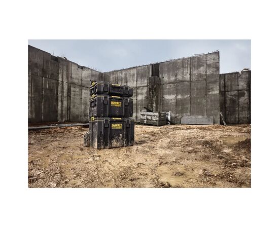 Ящик для инструментов DeWALT TOUGHSYSTEM 2.0 555х385х180 мм, с органайзером для мелких де (DWST83293-1), изображение 9 Ящик для инструментов DeWALT TOUGHSYSTEM 2.0 555х385х180 мм, с органайзером для мелких де (DWST83293-1), изображение 9