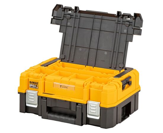 Ящик для инструментов DeWALT TSTAK 2.0 440х330х180 мм, с органайзером (DWST83344-1), изображение 4 Ящик для инструментов DeWALT TSTAK 2.0 440х330х180 мм, с органайзером (DWST83344-1), изображение 4