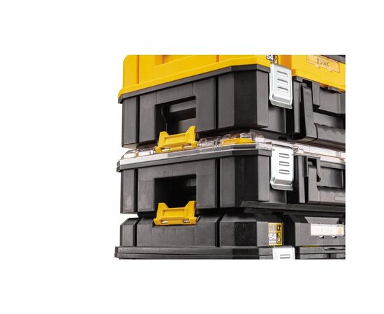Ящик для инструментов DeWALT TSTAK 2.0 440х330х180 мм, с органайзером (DWST83344-1), изображение 6 Ящик для инструментов DeWALT TSTAK 2.0 440х330х180 мм, с органайзером (DWST83344-1), изображение 6