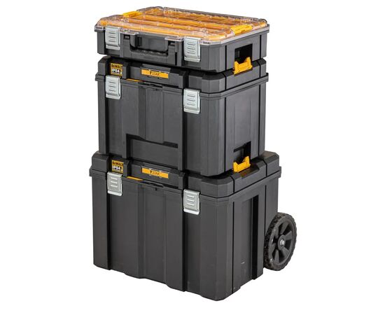 Ящик для инструментов DeWALT Ящик-тележка TSTAK 2.0 550х440х630 мм (DWST83347-1), изображение 4 Ящик для инструментов DeWALT Ящик-тележка TSTAK 2.0 550х440х630 мм (DWST83347-1), изображение 4