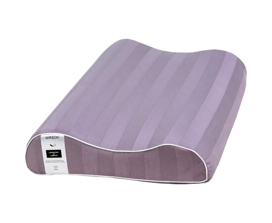 Подушка MirSon ортопедическая №6004 Noble stripe Peony 58х40х10.5 (2200003260854)