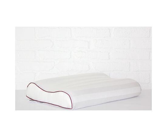 Подушка MirSon ортопедическая №6024 Noble stripe Royal Pearl Aero 58х40х10. (2200003261424), изображение 3 Подушка MirSon ортопедическая №6024 Noble stripe Royal Pearl Aero 58х40х10. (2200003261424), изображение 3