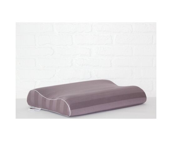 Подушка MirSon ортопедическая №6025 Noble stripe Peony Aero 58х40х10.5 (2200003261448), изображение 3 Подушка MirSon ортопедическая №6025 Noble stripe Peony Aero 58х40х10.5 (2200003261448), изображение 3