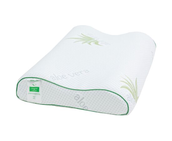 Подушка MirSon ортопедическая №6038 Green nature Dorotea Aero 58х40х10.5 (2200003261615)