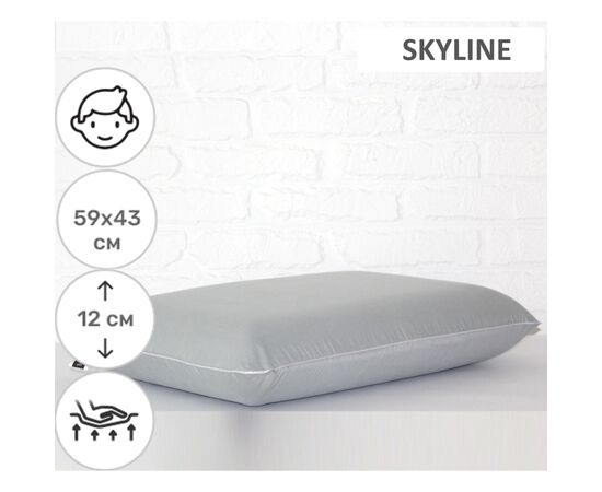 Подушка MirSon ортопедическая №6051 Delicate satin Skyline Men 59х43х12 (2200003261745), изображение 2 Подушка MirSon ортопедическая №6051 Delicate satin Skyline Men 59х43х12 (2200003261745), изображение 2