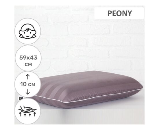 Подушка MirSon ортопедическая №6067 Noble stripe Peony WoMen 59х43х10 (2200003262216), изображение 2