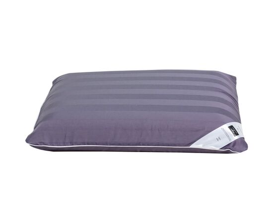 Подушка MirSon ортопедична 6068 Noble stripe Graphite WoMen 59х43х10 (2200003262223)
