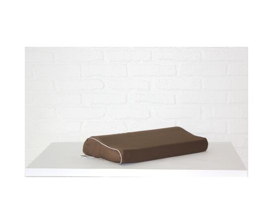 Подушка MirSon ортопедическая №6120 Delicate satin Cacao Kiddy Boy 50х29х5 (2200003262742), изображение 3 Подушка MirSon ортопедическая №6120 Delicate satin Cacao Kiddy Boy 50х29х5 (2200003262742), изображение 3