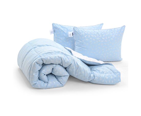 Одеяло MirSon Набор №2145 Bio-Blue Зима 50% одеяло 200х220 + подушки (2200003024654), изображение 3 Одеяло MirSon Набор №2145 Bio-Blue Зима 50% одеяло 200х220 + подушки (2200003024654), изображение 3