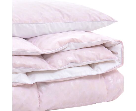 Ковдра MirSon Набір №2148 Bio-Pink Зима 50% пух ковдра 172х205 + подушка (2200003024760)