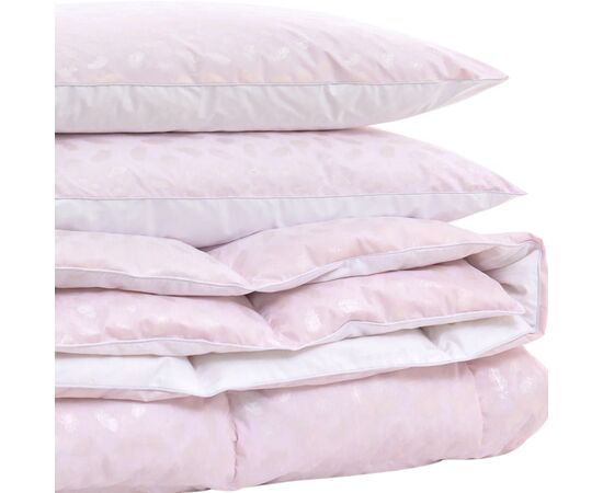 Ковдра MirSon Набір №2149 Bio-Pink Зима 50% пух ковдра 172х205 + подушки (2200003024807)