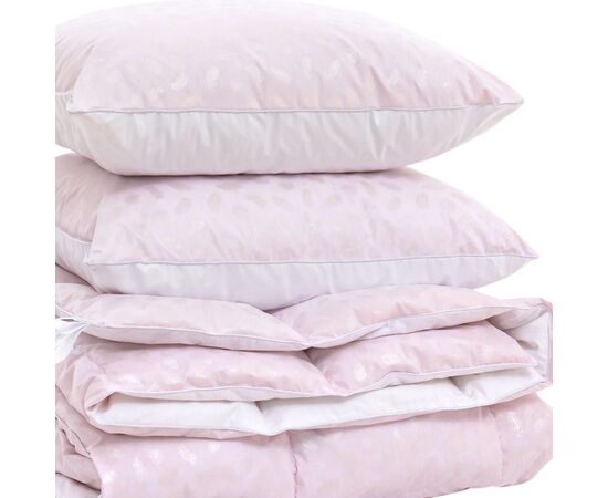 Ковдра MirSon Набір №2153 Bio-Pink Зима 50% пух ковдра 220х240 + подушки (2200003024982)