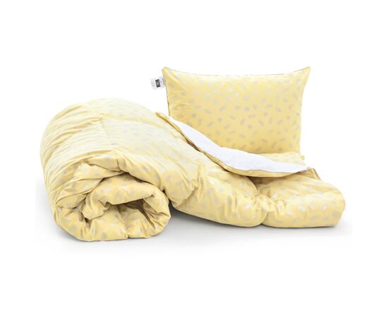 Одеяло MirSon Набор №2156 Bio-Beige Зима 90% пух одеяло 200х220 +подушка (2200003025095), изображение 3 Одеяло MirSon Набор №2156 Bio-Beige Зима 90% пух одеяло 200х220 +подушка (2200003025095), изображение 3