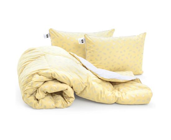 Одеяло MirSon Набор №2157 Bio-Beige Зима 90% пух одеяло 172х205+подушки (2200003025125), изображение 3 Одеяло MirSon Набор №2157 Bio-Beige Зима 90% пух одеяло 172х205+подушки (2200003025125), изображение 3
