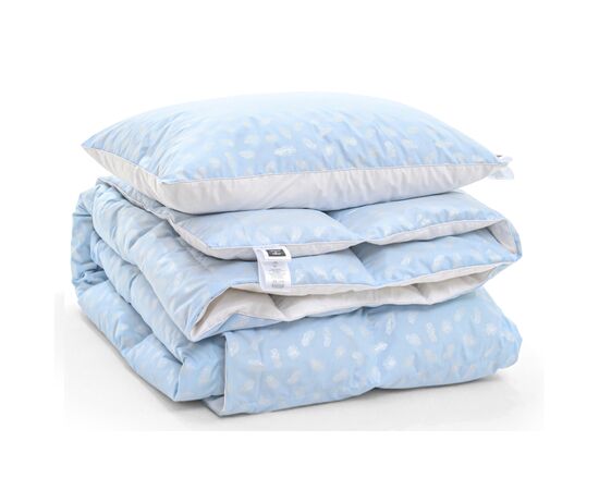 Одеяло MirSon Набор №2162 Bio-Blue Зима 90% пух одеяло 172х205+подушка (2200003025323), изображение 3 Одеяло MirSon Набор №2162 Bio-Blue Зима 90% пух одеяло 172х205+подушка (2200003025323), изображение 3