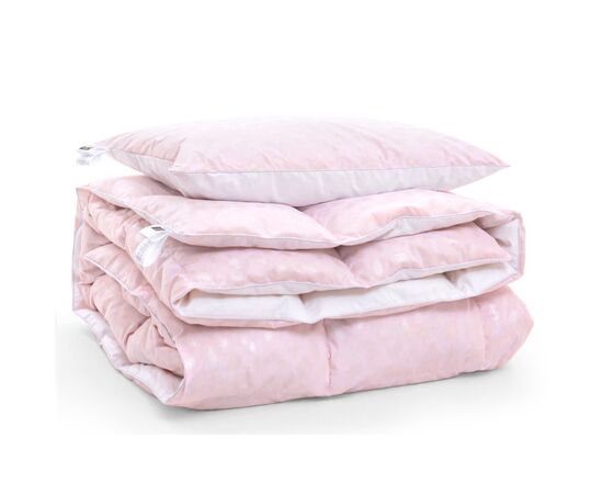 Одеяло MirSon Набор №2166 Bio-Pink Зима 90% пух одеяло 155х215+подушка (2200003025477), изображение 3