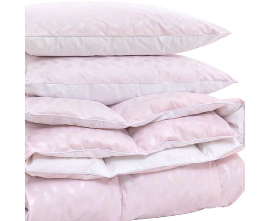 Ковдра MirSon Набір №2167 Bio-Pink Зима 90% пух ковдра 220х240+подушки (2200003025545)