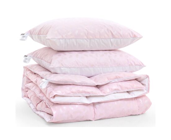 Одеяло MirSon Набор №2169 Bio-Pink Зима 90% пух одеяло 140х205+подушки (2200003022438), изображение 3 Одеяло MirSon Набор №2169 Bio-Pink Зима 90% пух одеяло 140х205+подушки (2200003022438), изображение 3