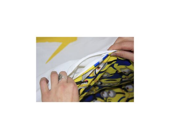 Постільна білизна MirSon Бязь Ranforce Elite 17-0506 Minions 220х240 King Size (2200004706702), зображення 4
