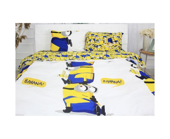 Постельное белье MirSon Бязь Ranforce Elite 17-0506 Minions 220х240 King Size (2200004706702)